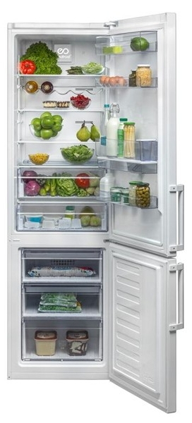Frigider cu doua usi Beko RCNA400E21DZW / 344 l / 201 cm / A+ / Alb photo 5