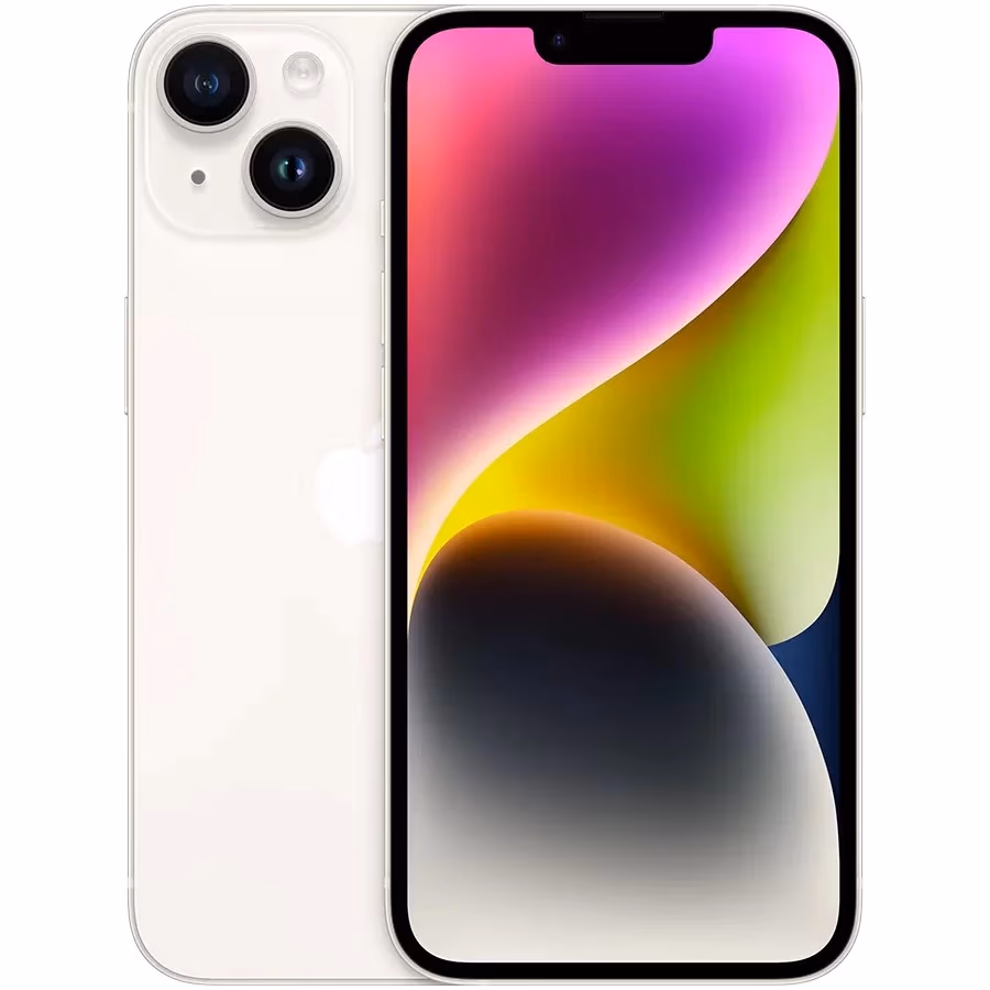 Smartphone Apple iPhone 14 128GB Starlight (MPUR3RX/A) 