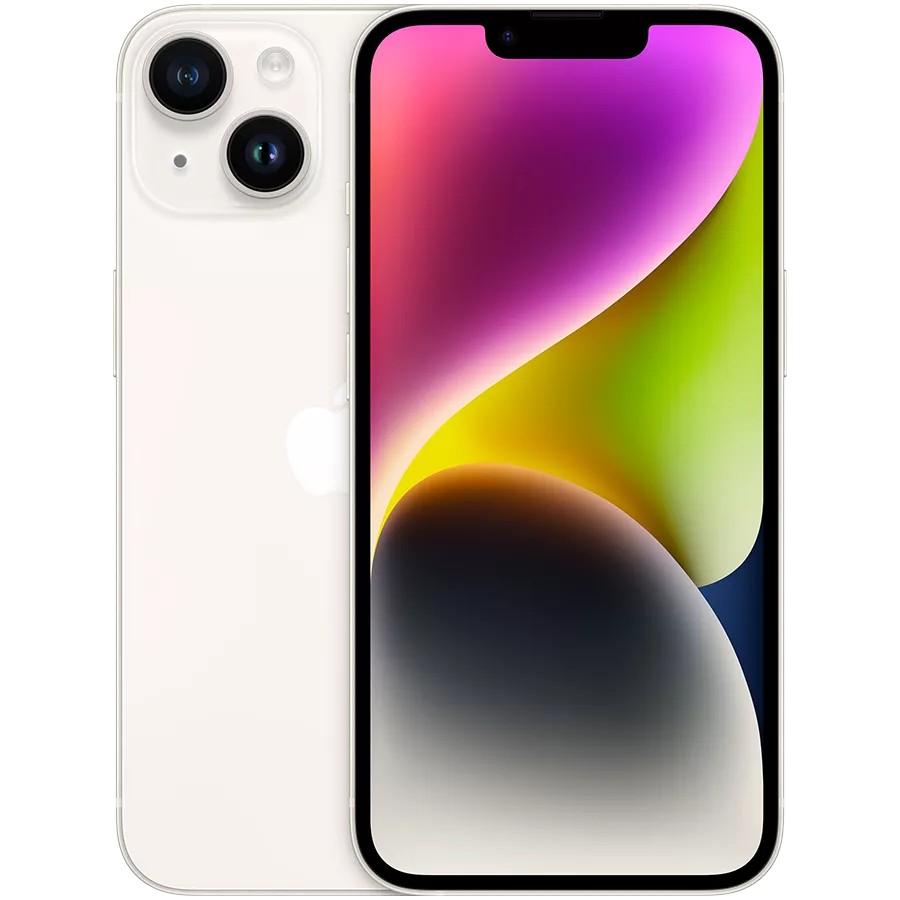 Smartphone Apple iPhone 14 128GB Starlight (MPUR3RX/A) photo 1