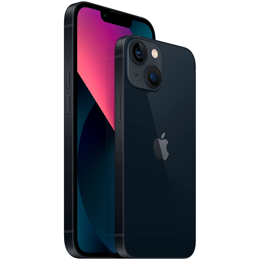 Smartphone (Refurbished) Clasa A iPhone 13 256 GB Midnight photo 2