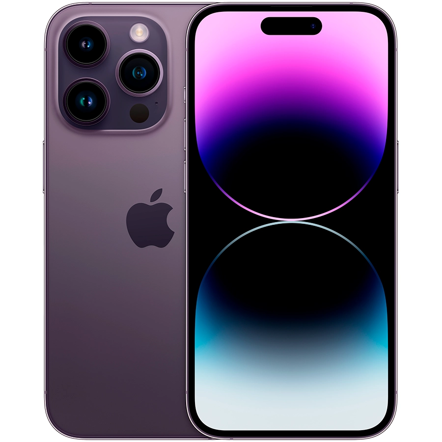 Smartphone iPhone 14 Pro 256GB Deep Purple (Refurbrished) Clasa A 