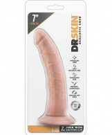 Dildo DR. SKIN 7inch Cock Suction Cup Vanilla