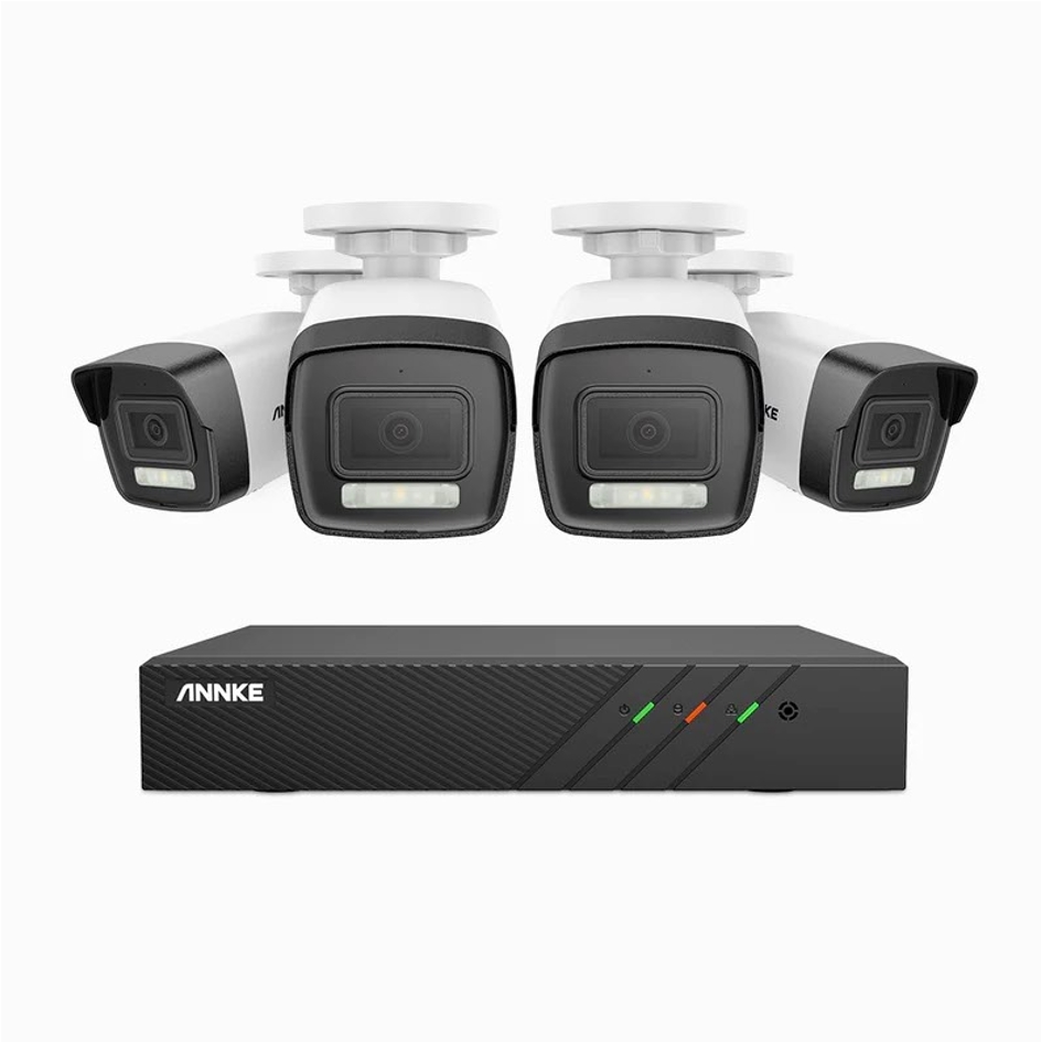 ANNKE Set Camere de supraveghere Video 5 Megapixeli Color Noaptea XVR 4 Canale I51EL + DW41JD photo 1 ANNKE Set Camere de supraveghere Video 5 Megapixeli Color Noaptea XVR 4 Canale I51EL + DW41JD photo 1