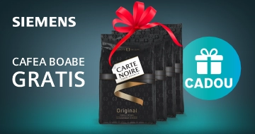 Cumpărați un espressor Siemens și beneficiați de cafea boabe gratis!