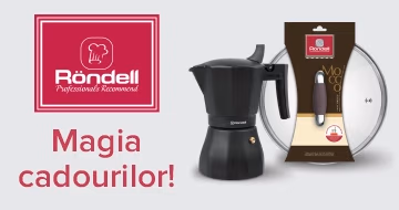 Cadou garantat la procurarea veselei Rondell
