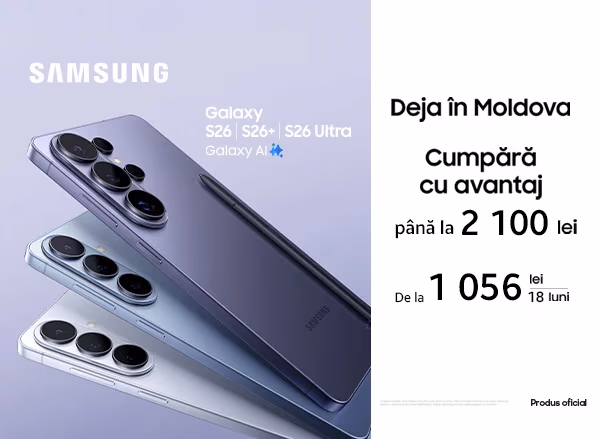 Samsung Galaxy S26, S26+ și S26 Ultra deja disponibile