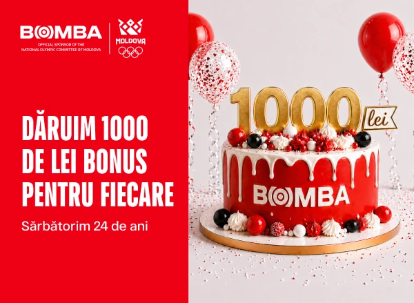 Ziua de naștere Bomba: 24 de ani de generozitate și un bonus de 1000 de lei pentru fiecare