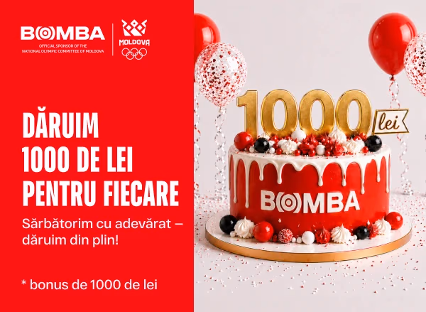 Ziua de naștere Bomba: 24 de ani de generozitate și un bonus de 1000 de lei pentru fiecare
