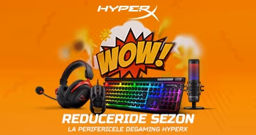 Reduceri de sezon la perifericele de gaming hyperx Reduceri de sezon la perifericele de gaming hyperx