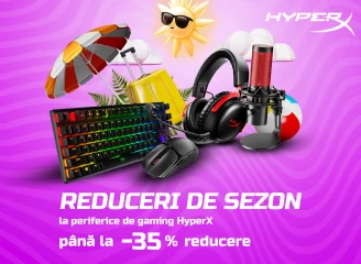 Joacă cu confort – reducere de până la 35% la HyperX