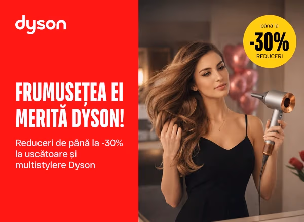 Reduceri de până la -30% la uscătoare de păr și multistyler-e Dyson