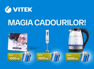 Cadou garantat la procurarea tehnicii Vitek!