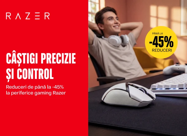 Reduceri de până la -45% la periferice gaming Razer