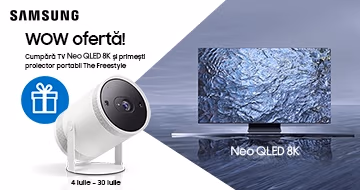 Nu rata niciun gol! Samsung Neo QLED + The Freestyle cadou! Nu rata niciun gol! Samsung Neo QLED + The Freestyle cadou!