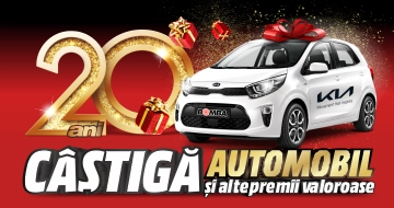 20 de ani BOMBA! câștigă-ți mașina