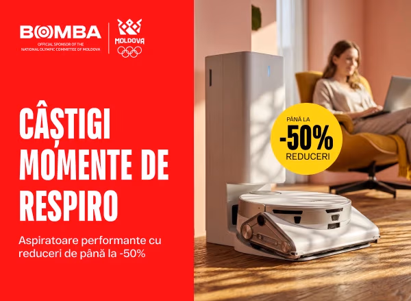 Alege un aspirator cu o reducere de până la −50% și simte-te minunat în propria casă, când totul strălucește