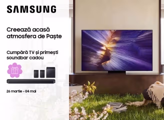 Cumpără televizor Samsung și primești soundbar cadou