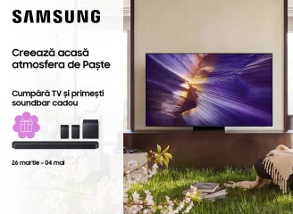 Cumpără televizor Samsung și primești soundbar cadou