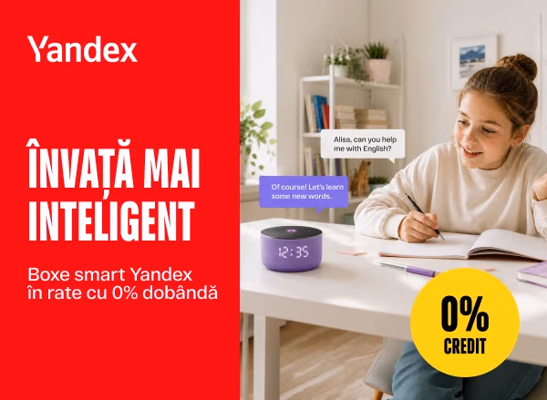 Boxele smart Yandex — acum în rate cu 0% dobândă, până la 6 luni Boxele smart Yandex — acum în rate cu 0% dobândă, până la 6 luni
