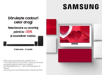 Televizoare Samsung + soundbar cadou!