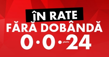 În rate fără dobândă!