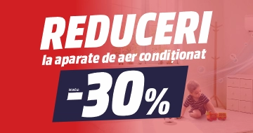 Reduceri la aparate de aer condiționat până la 30%!