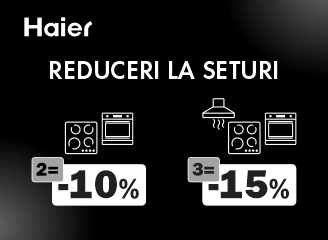 Reduceri la electrocasnicele mari Haier