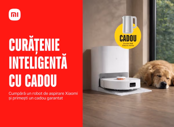 Cumpără un aspirator robot Xiaomi — primește un cadou garantat!