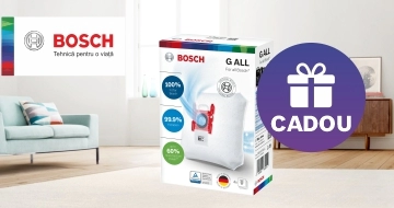 Cadouri garantate la aspiratoare Bosch!
