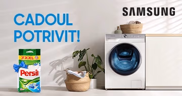 Procură maşina de spălat rufe Samsung şi beneficiază de cadou garantat!