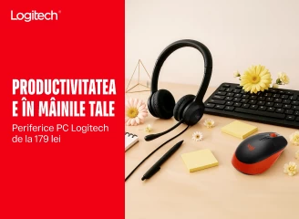 Îmbunătățește-ți stilul de lucru cu Logitech – reduceri de până la 30%