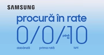 Samsung: procură electrocasnice în rate până la 0/0/10