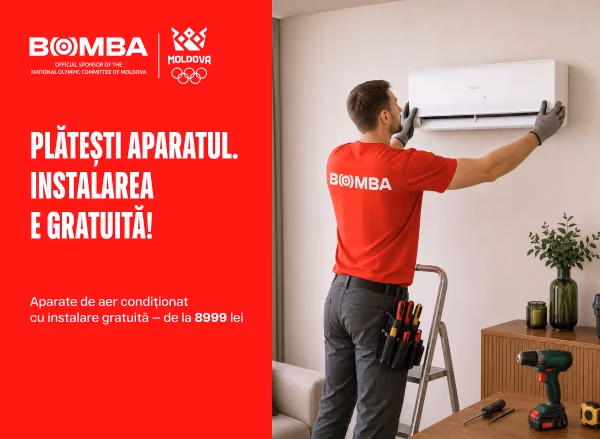 Aparate de aer condiționat cu instalare gratuită — de la 8999 lei