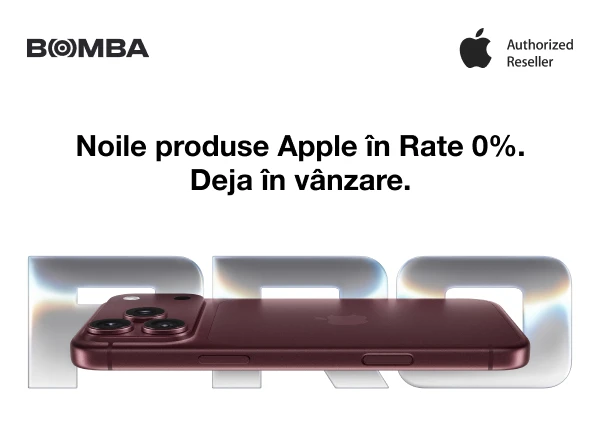 Alege noile produse Apple în rate 0% — deja în vânzare!