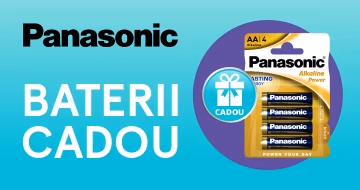 Cumpărați o tastatură sau un mouse wireless și obțineți baterii Panasonic cadou!