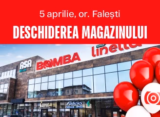 Deschiderea grandioasă a magazinului BOMBA în Fălești!