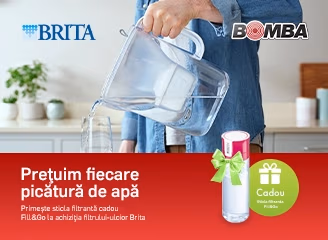 Comandă un filtru de apă Brita și primește un cadou