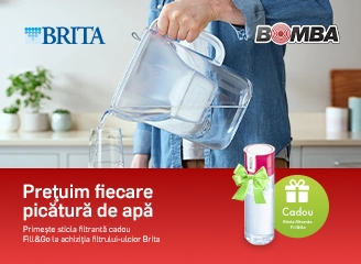 Comandă un filtru de apă Brita și primește un cadou