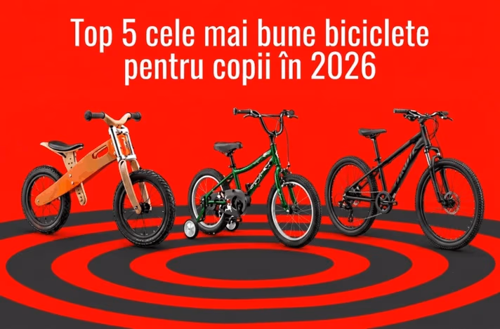 Top 5 cele mai bune biciclete pentru copii în 2026: de la primele plimbări până la pedalatul cu încredere